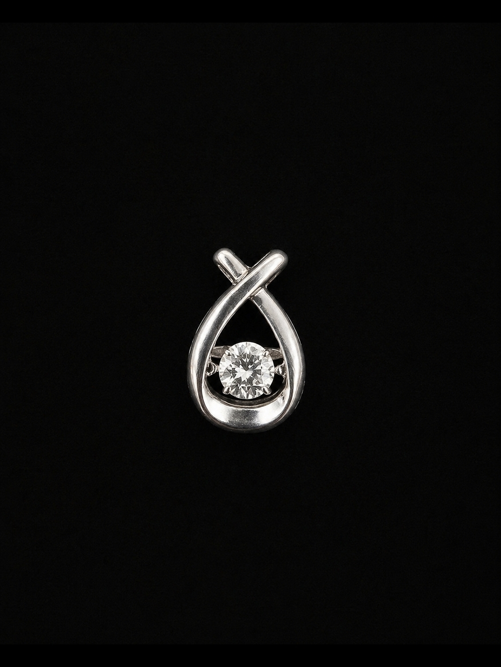 Sterling Silver Teardrop Necklace Pendant